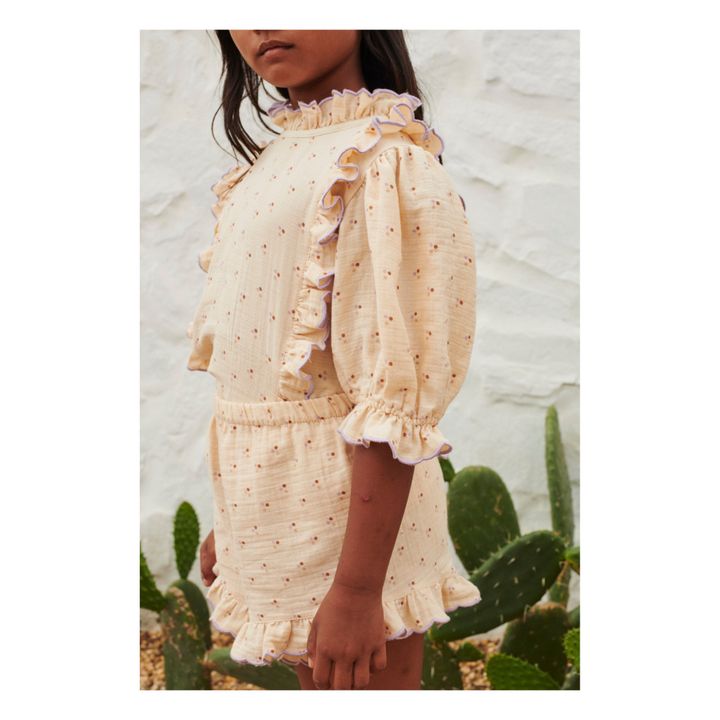 Blouse Coton Bio Stella | Rose poudré- Image produit n°2