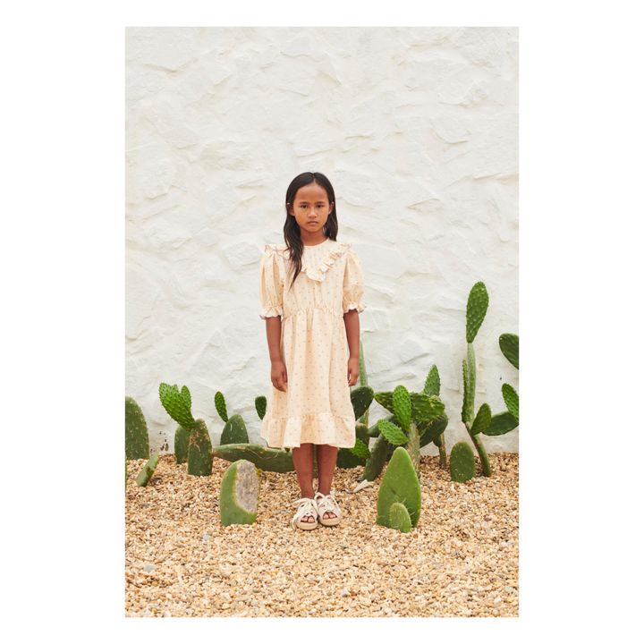 Vestido de algodón orgánico Toni | Rosa Polvo- Imagen del producto n°2