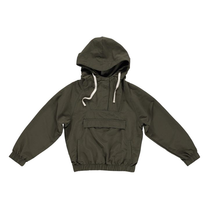 Chaqueta de poliamida biodegradable Verde Kaki- Imagen del producto n°0