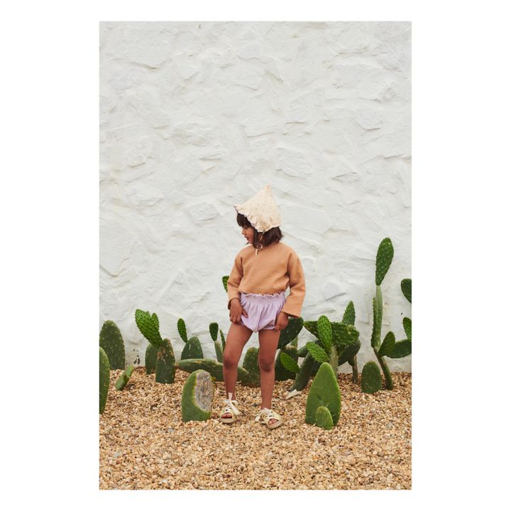 Suki Organic Cotton Muslin Shirt | Terracotta- Product image n°1