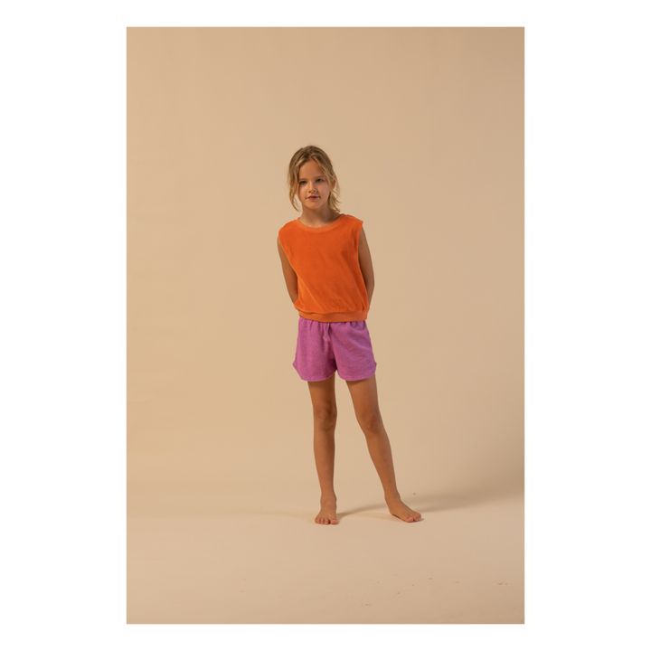 Frottee-Shorts Bio-Baumwolle | Violett- Produktbild Nr. 2