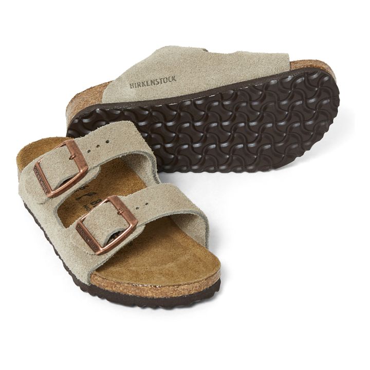 Sandales Arizona Cuir Suede Taupe- Image produit n°2