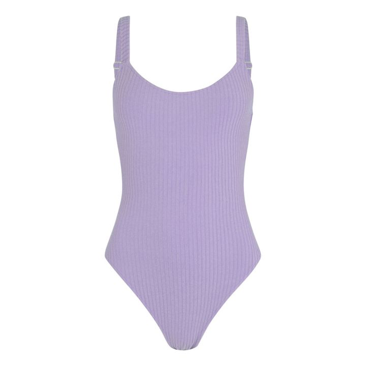 Ribbed Swimsuit | Lilla- Immagine del prodotto n°0