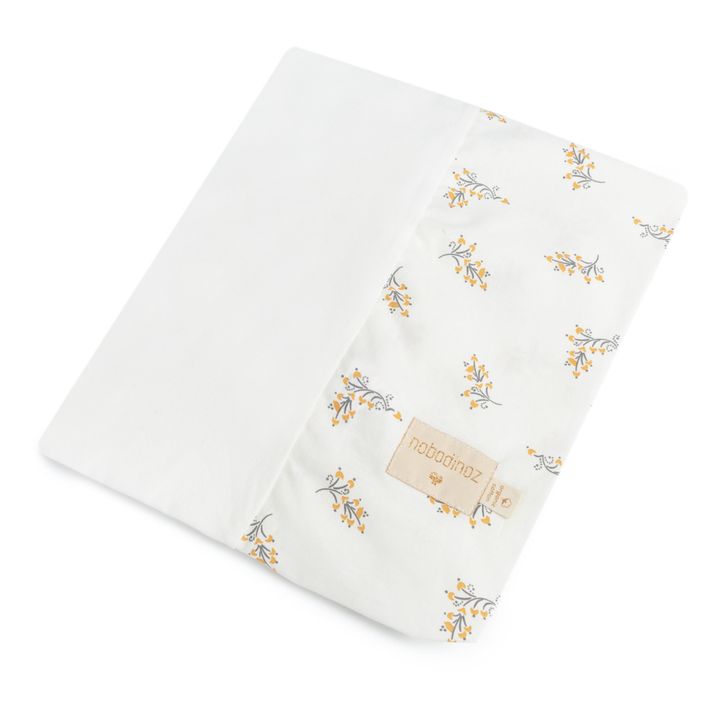 Funda de colchón cambiador Calma de algodón bío | Crema- Imagen del producto n°0