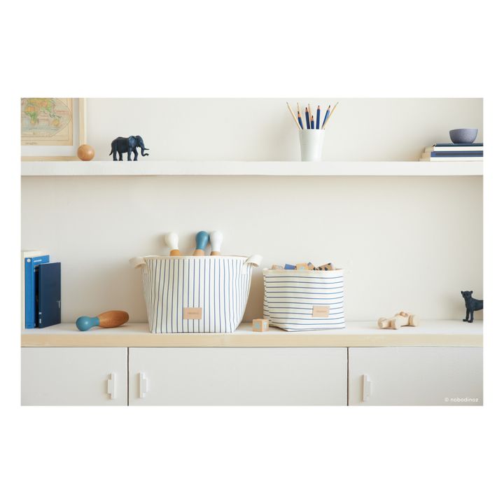 Panier de rangement Django | Bleu- Image produit n°1