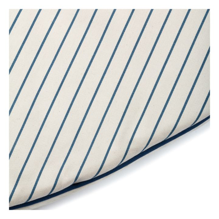 Tapis de jeu Fluffy en coton bio | Bleu- Image produit n°4