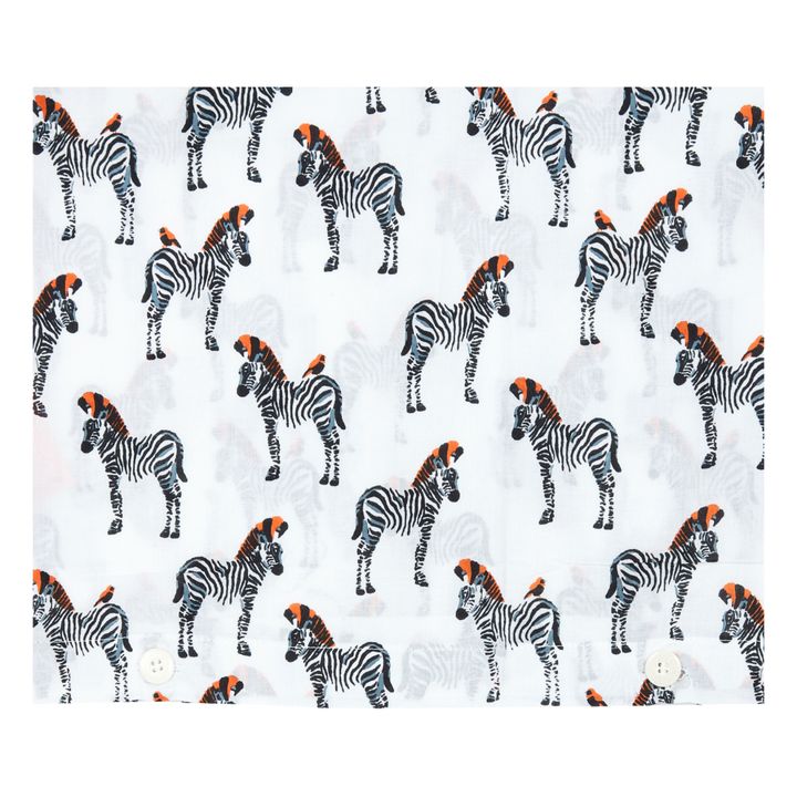Parure de lit Zebra en coton Noir- Image produit n°4