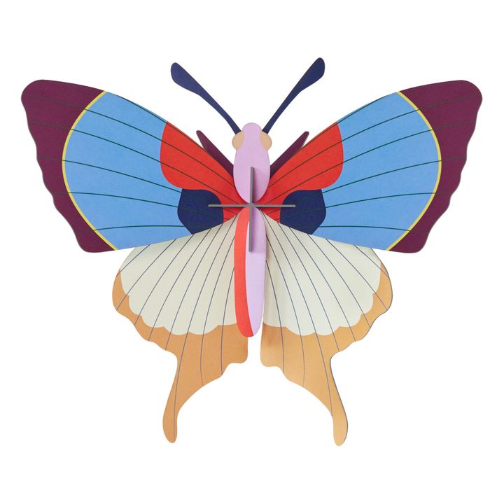 Fringe Butterfly Wall Decoration Plum- Product image n°0