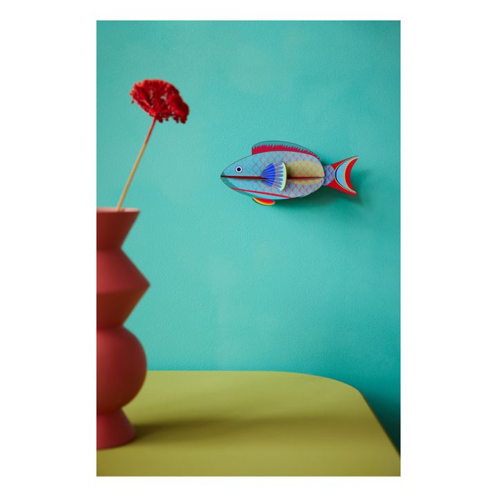 Decorazione da parete, modello: pesce pappagallo- Immagine del prodotto n°1