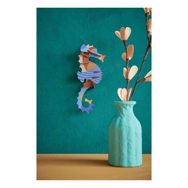 Seahorse Wall Decoration | Azul- Imagen del producto n°1
