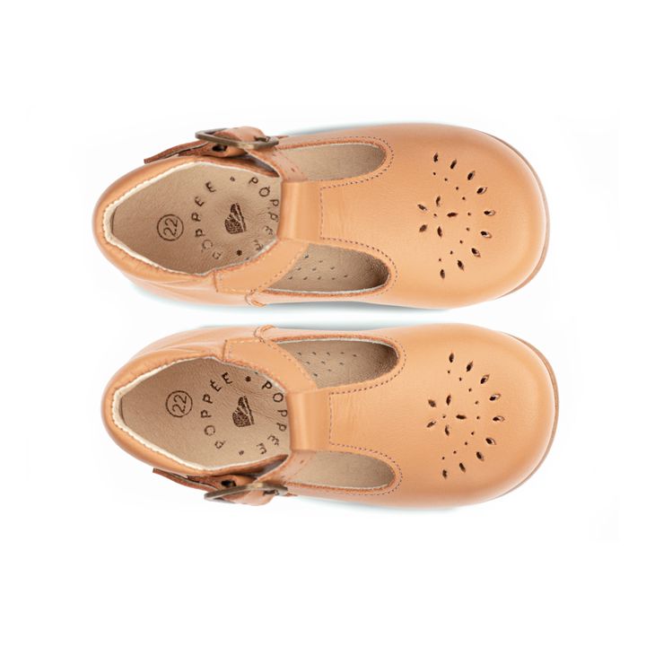Milton T-Bar Mary Janes Camel- Imagen del producto n°2