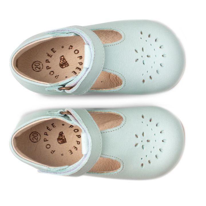 Milton T-Bar Velcro Mary Janes Azul Pálido- Imagen del producto n°2