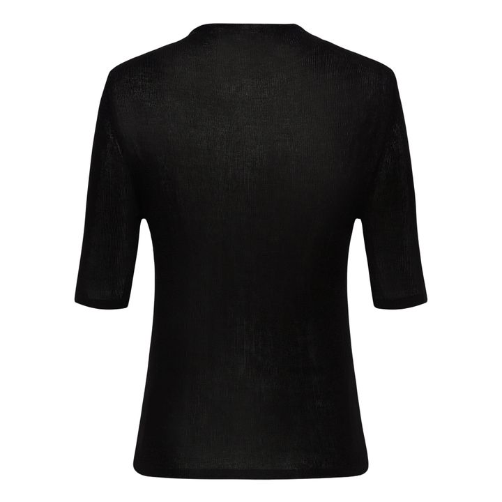 Top in maglia, a collo alto Nero- Immagine del prodotto n°4
