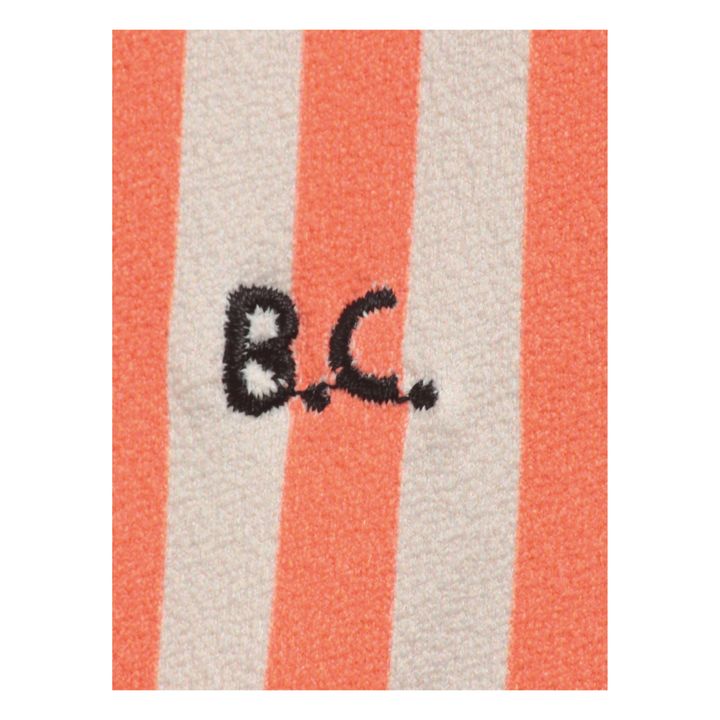Maillot de Bain 1 Pièce Polyamide Recyclé Rayé - Collection Femme | Orange- Image produit n°4