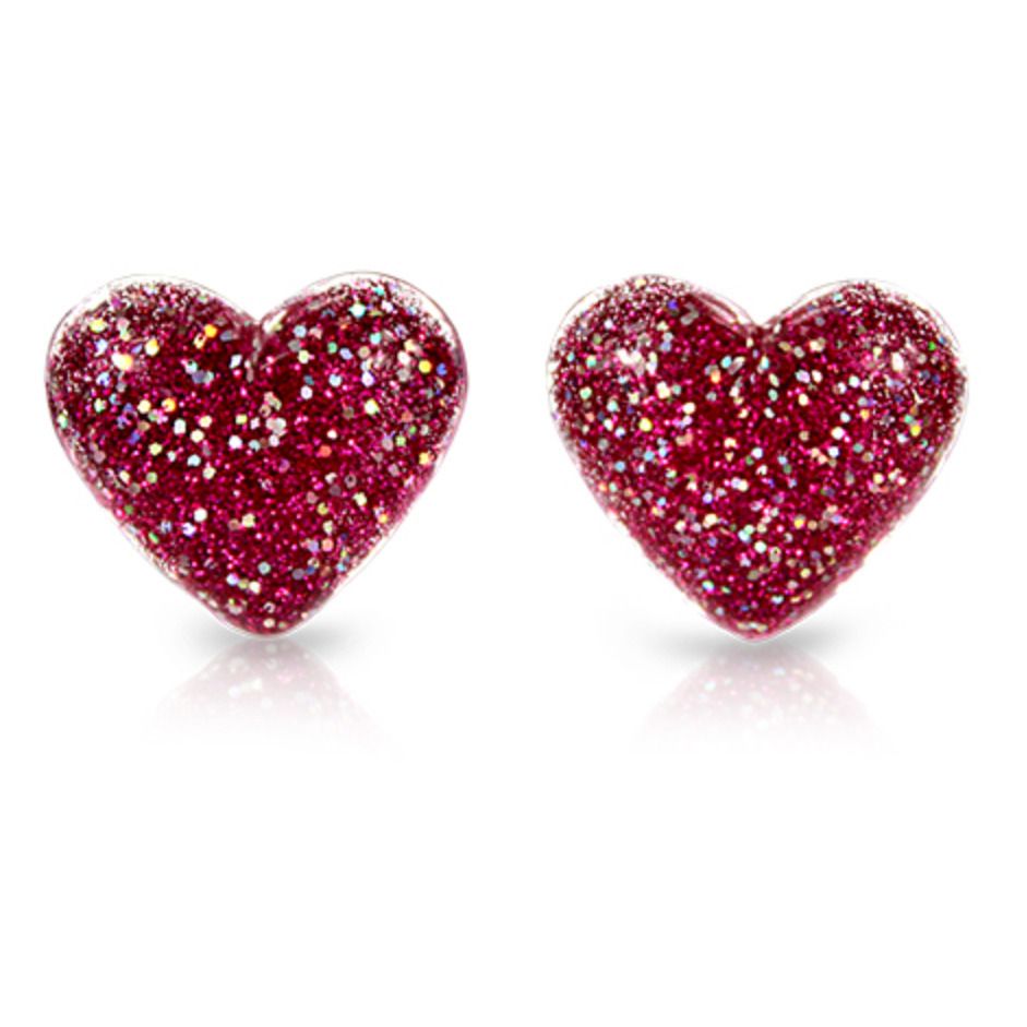 Boucles d'Oreilles Cœur | Rose- Image produit n°0