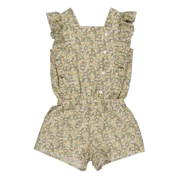 Agapantha Organic Cotton Playsuit | Grün- Produktbild Nr. 0