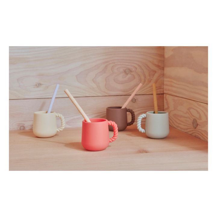 Silicone Straws - Set of 6 Raspberry red- Product image n°5