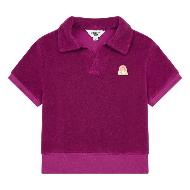 Polo Éponge Bio Cassis- Image produit n°0
