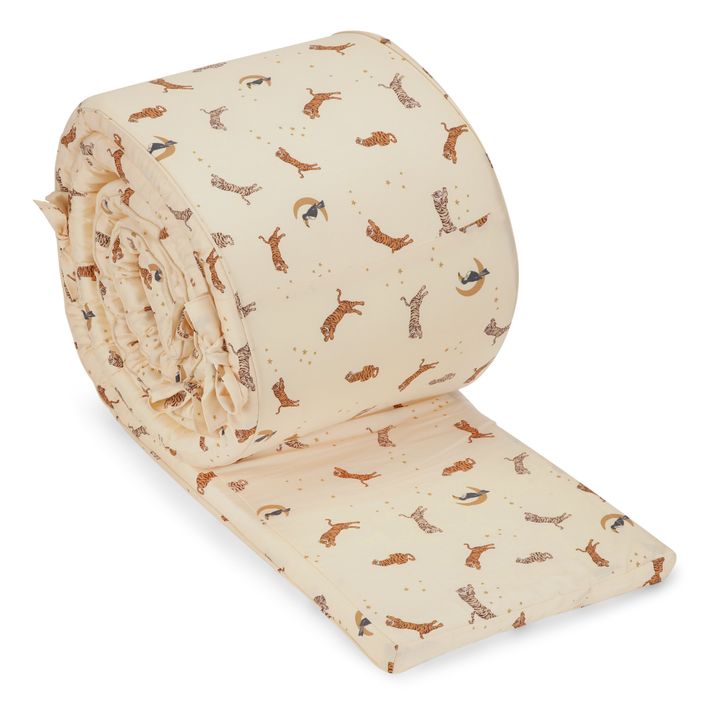 Protector de cama de algodón orgánico Crema- Imagen del producto n°0