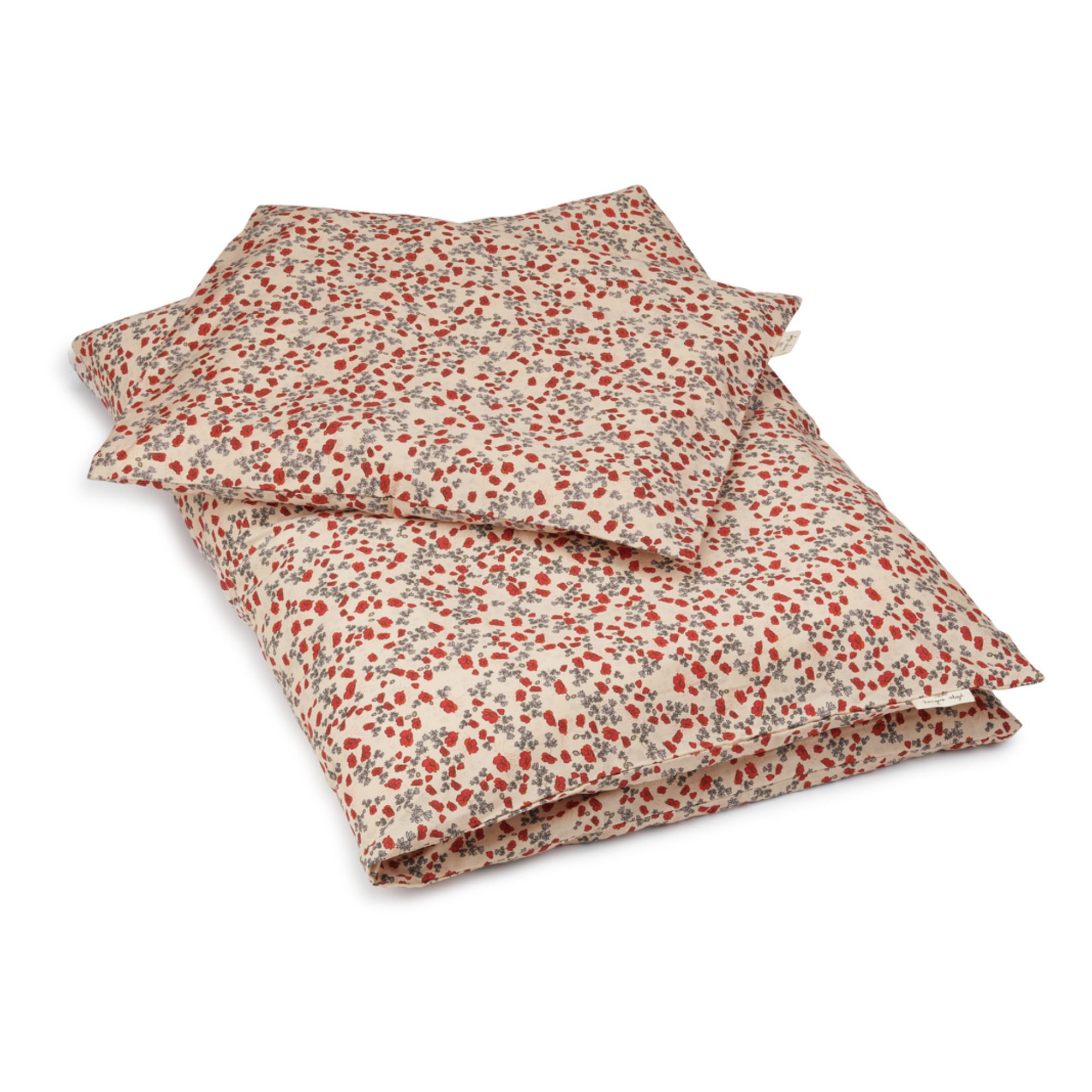 Parure de lit en coton bio Rouge- Image produit n°0