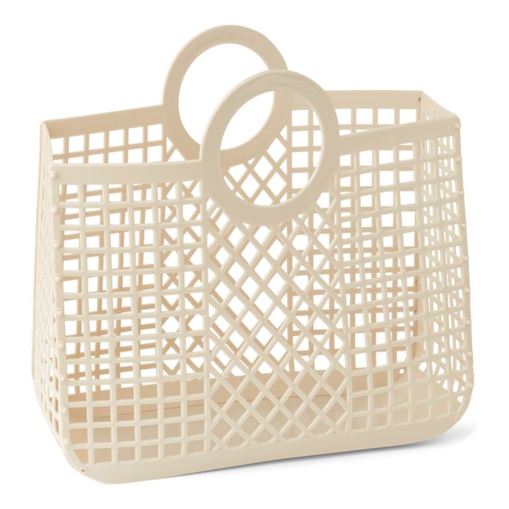 Cesta Bloom de materiales reciclados | Beige- Imagen del producto n°3