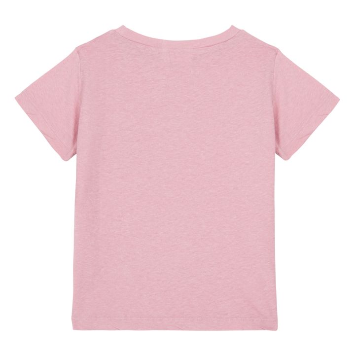 T-Shirt Baumwolle | Rosa- Produktbild Nr. 3