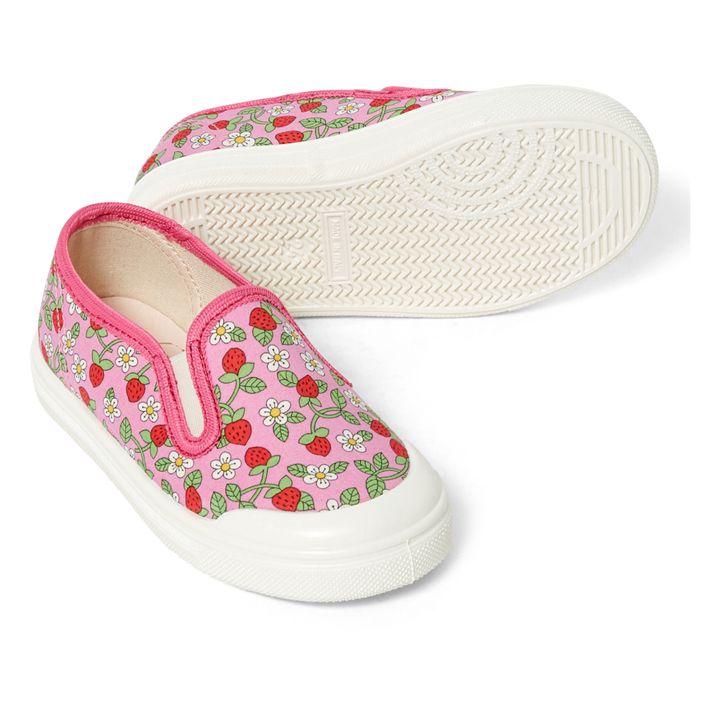 Flower Print Slip-Ons Rosa- Immagine del prodotto n°2