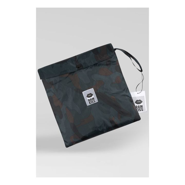 Art Camo Waterproof Cape | Negro- Imagen del producto n°4