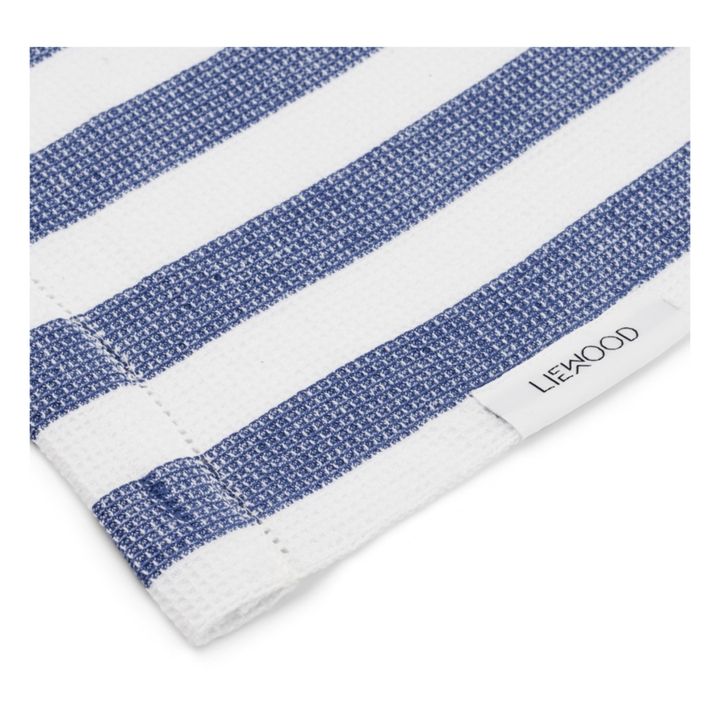 Serviette de plage Macy en coton bio Bleu roi- Image produit n°2