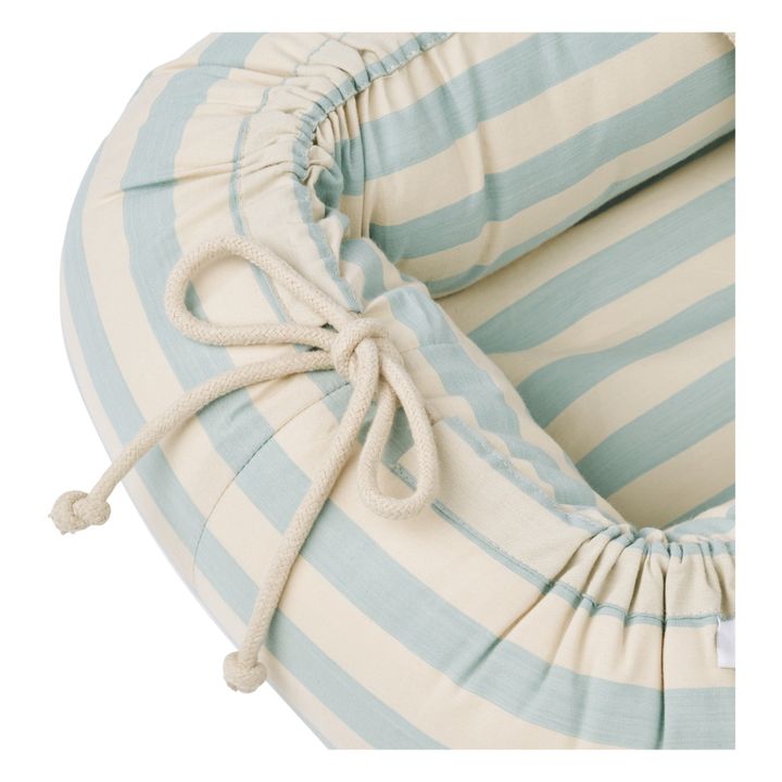Capazo suave de algodón orgánico Gro Azul- Imagen del producto n°2