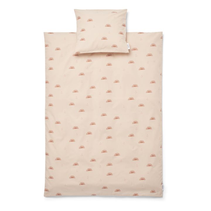 Organic Cotton Bedding Set | Pale pink- Product image n°1