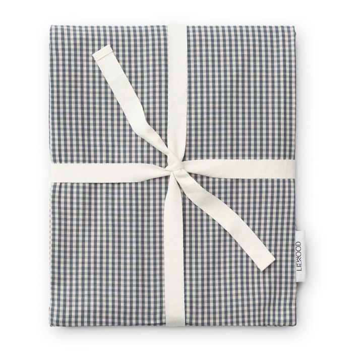 Parure de lit en coton bio Bleu- Image produit n°2