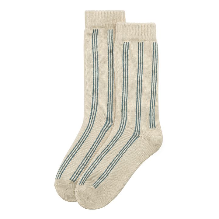 The Woven Organic Cotton Socks | Azul- Imagen del producto n°0