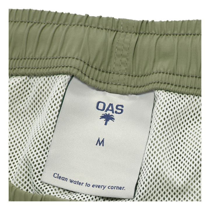 Short de Bain Uni - Collection Homme - Vert kaki- Image produit n°1
