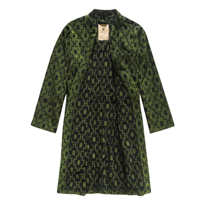 Peignoir The Machu Pichu Eponge - Collection Homme | Vert sapin- Image produit n°2
