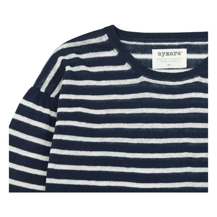 Jersey de rayas Azul Marino- Imagen del producto n°2
