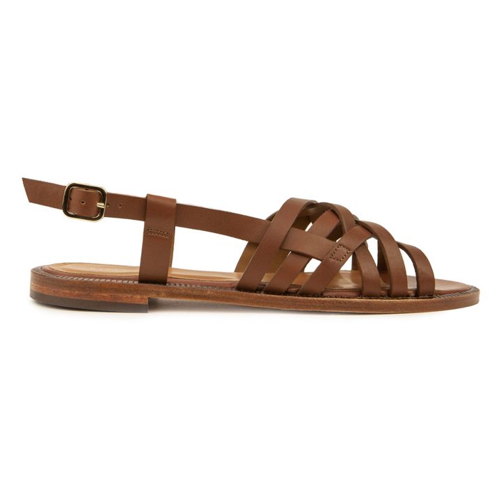 Sandales n°63 Cognac- Image produit n°0