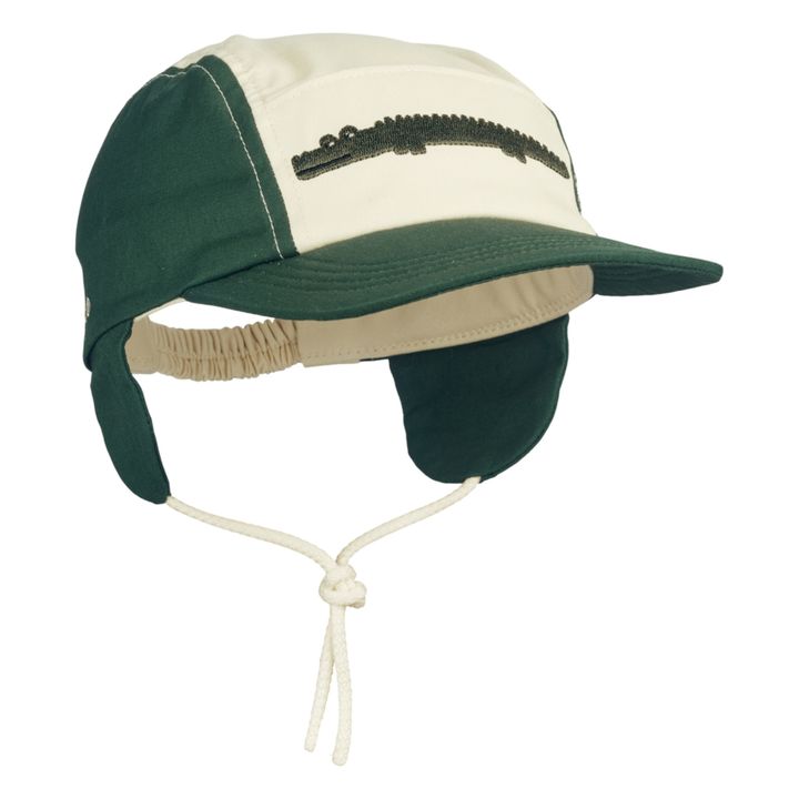 Organic Cotton Opal Cap | Dark green- Product image n°0