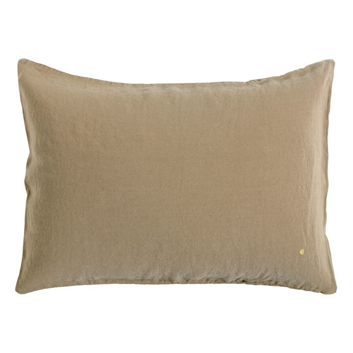 Mona Hemp Pillowcase Beige- Imagen del producto n°2