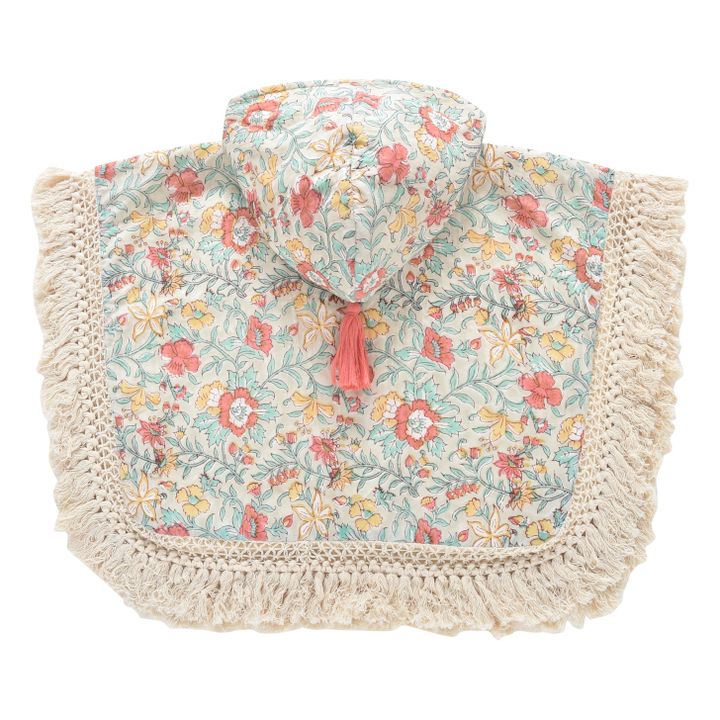 Poncho Mael en coton bio | Vert d'eau- Image produit n°2