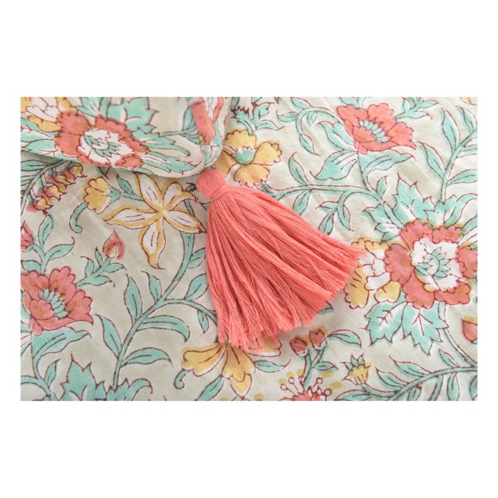 Poncho Mael en coton bio | Vert d'eau- Image produit n°3