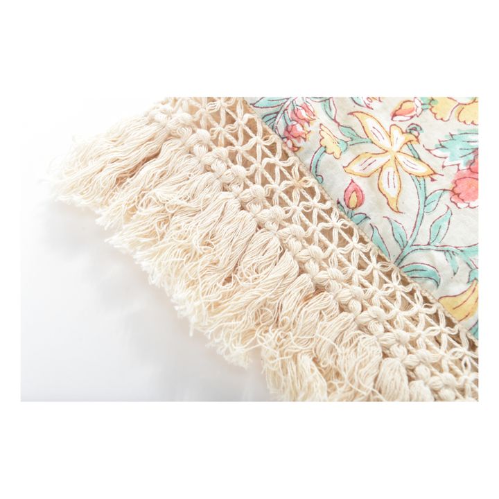 Poncho Mael en coton bio | Vert d'eau- Image produit n°5