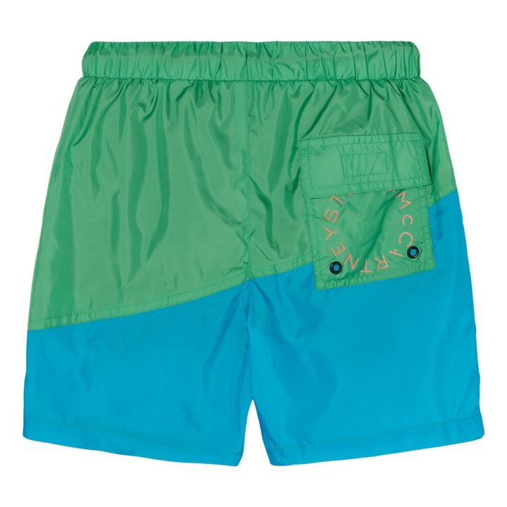 Short de Bain Crocodiles Recyclé Orange- Image produit n°1