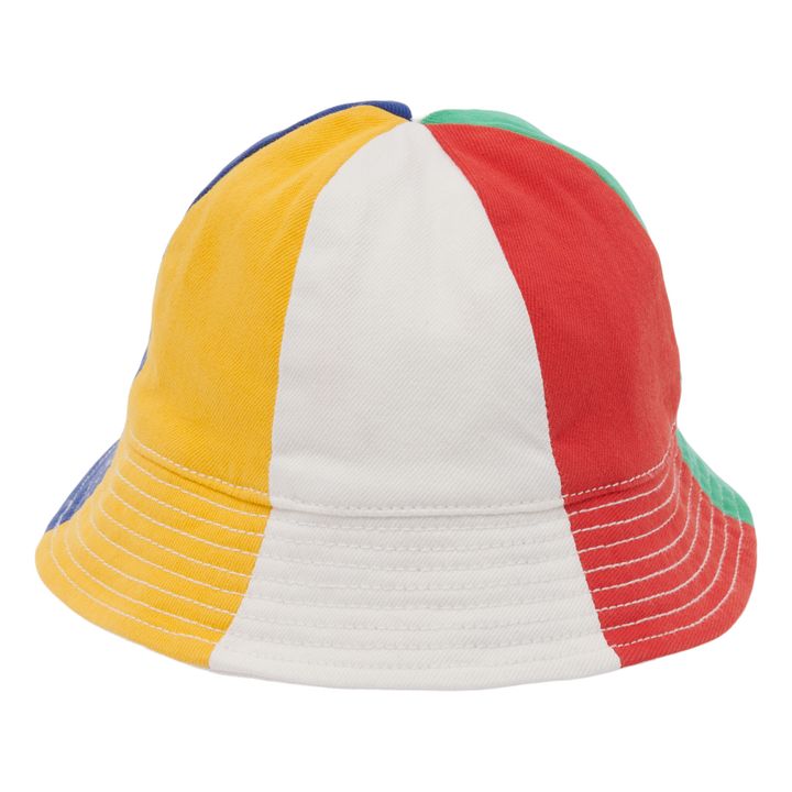 Bob Reversible Multicolors Coton Bio Blanc- Image produit n°1