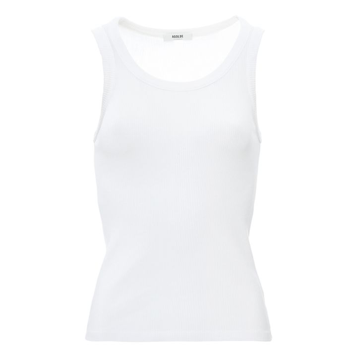 Débardeur Poppy Coton Bio | Blanc- Image produit n°0