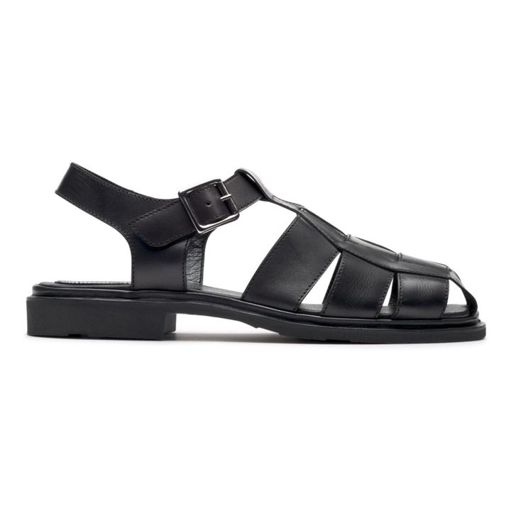 Iberis Smooth Sandals | Nero- Immagine del prodotto n°0
