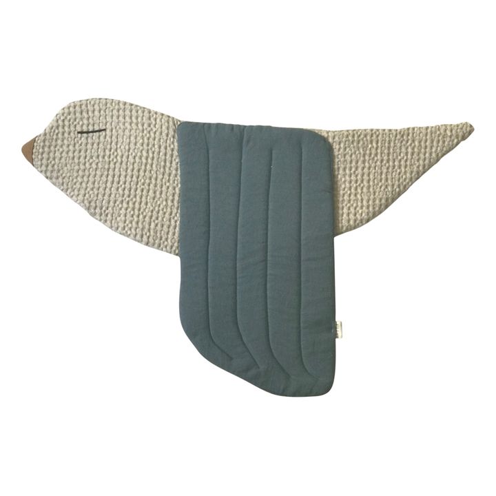 Decorative Linen Bird | Blue- Product image n°0