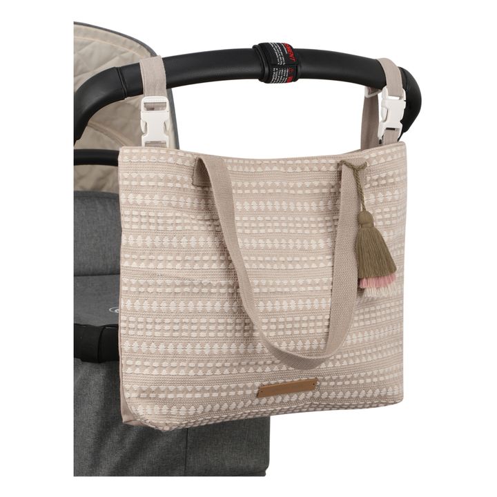 Wickeltasche für Kinderwagen | Beige- Produktbild Nr. 0