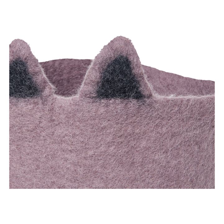 Cestino, modello: Pasu, gatto in feltro | Malva- Immagine del prodotto n°4