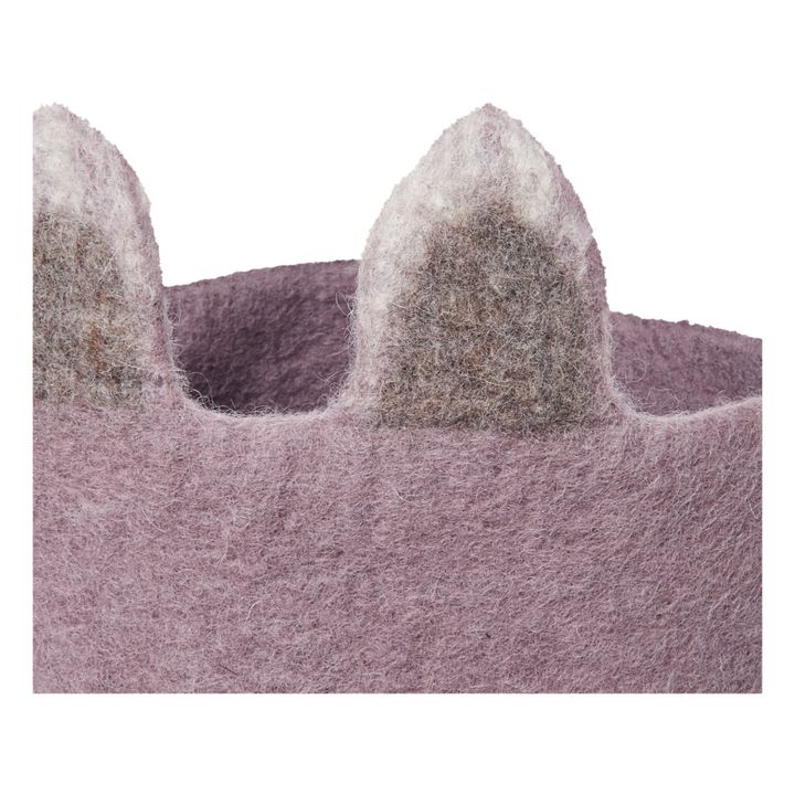 Korb Pasu Fuchs aus Filz Mauve- Produktbild Nr. 4